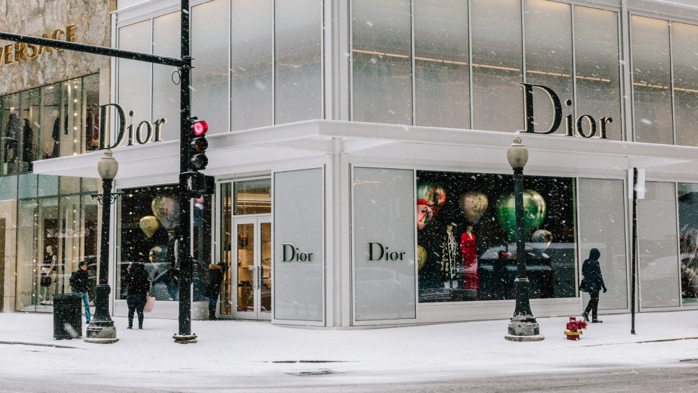 The Dior store in Chicago.