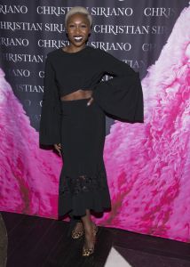 Cynthia Erivo attends a cocktail party for Christian Siriano's new book, "Dresses To Dream About", at Rizzoli Bookstore, in New YorkChristian Siriano Book Launch Event, New York, USA - 08 Nov 2017
