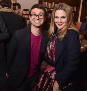 Christian Siriano, Drew Barrymore'Dresses to Dream About' book launch, Inside, New York, USA - 08 Nov 2017