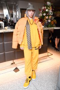 In the US: Exclusive - Premium Rates Apply. In the UK and Germany: Exclusive - No MinimumsMandatory Credit: Photo by Joe Schildhorn/BFA/REX/Shutterstock (9219602r)Billie EilishGlamour Women of the Year, New York, USA - 12 Nov 2017