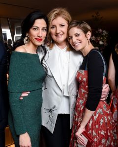 In the US: Exclusive - Premium Rates Apply. In the UK and Germany: Exclusive - No MinimumsMandatory Credit: Photo by Joe Schildhorn/BFA/REX/Shutterstock (9219602bo)Huma Abedin, Arianna Huffington, Cindi LeiveGlamour Women of the Year, New York, USA - 12 Nov 2017