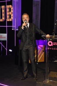 LONDON, ENGLAND - NOVEMBER 29:  Graham Norton speaks at CLUB LOVE for the Elton John AIDS Foundation in association with BVLGARI on November 29, 2017 in London, England.  

Pic Credit: Dave Benett