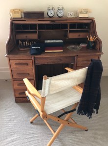 Globe-Wernick roll top desk that Ben Bradlee worked at when at Grey Gardens