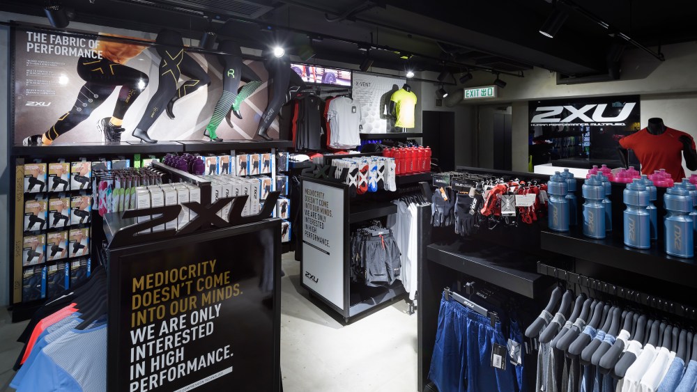 The 2XU flagship in Hong Kong.