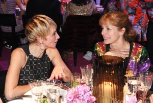 LONDON, ENGLAND - NOVEMBER 29:  Jo Manoukian (L) and Darcey Bussell attend CLUB LOVE for the Elton John AIDS Foundation in association with BVLGARI on November 29, 2017 in London, England.  

Pic Credit: Dave Benett