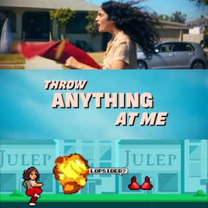Stills from the “Throw Anything At Me” campaign’s short film and corresponding video game.