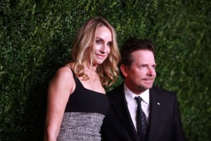 Tracy Pollan, Michael J Fox
