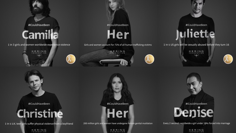 The ambassadors of Kering's #ICouldHaveBeen campaign.