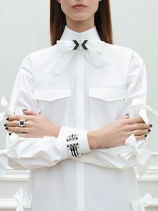 A selection of pieces from Karl LagerfeldÕs limited edition Art Deco jewelry collection.