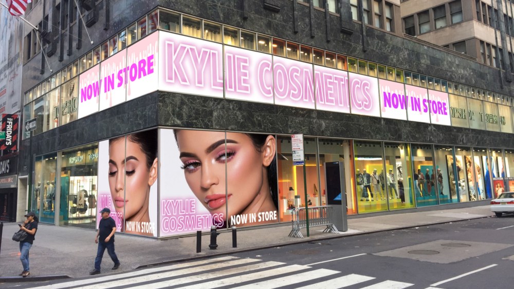 Kylie Jenner had a major makeup collaboration with Topshop.
