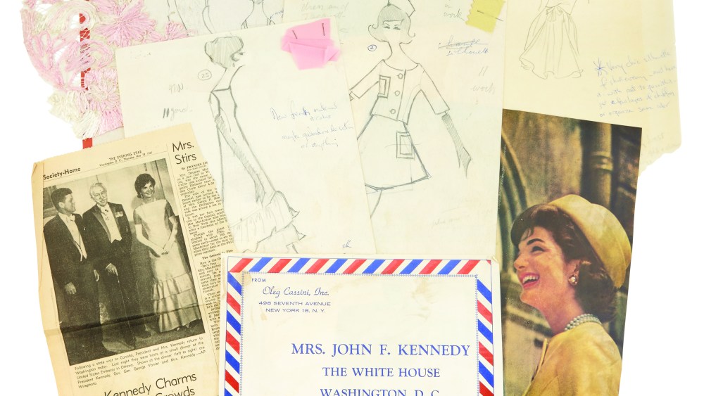 Jacqueline Kennedy Fashion Sketches Being Auctioned at Doyle’s