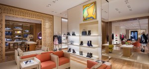 A view of Louis Vuitton’s renovated Michigan Avenue store.