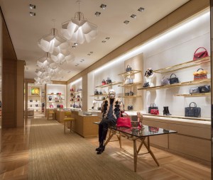 A view of Louis Vuitton’s renovated Michigan Avenue store.