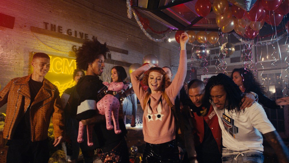 The MCM holiday campaign.
