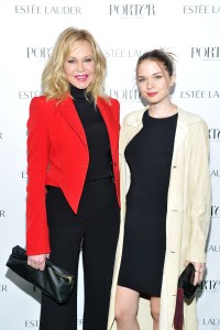 HOLLYWOOD, CA - NOVEMBER 01:  Melanie Griffith (L) and Stella Banderas at PORTER Hosts Incredible Women Gala In Association With Estee Lauder at NeueHouse Los Angeles on November 1, 2017 in Hollywood, California.  (Photo by Donato Sardella/Getty Images for PORTER Magazine)