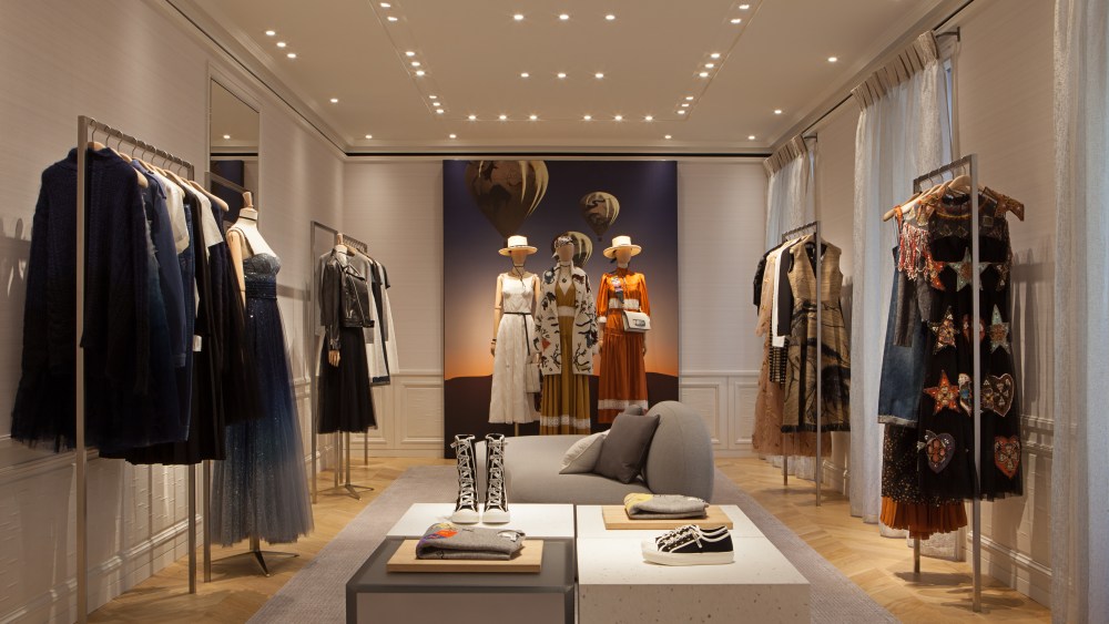 The Dior boutique in Madrid.