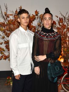 boychild, Wu TsangNew Museum NextGen Dinner with Fendi, New York, USA - 02 Nov 2017