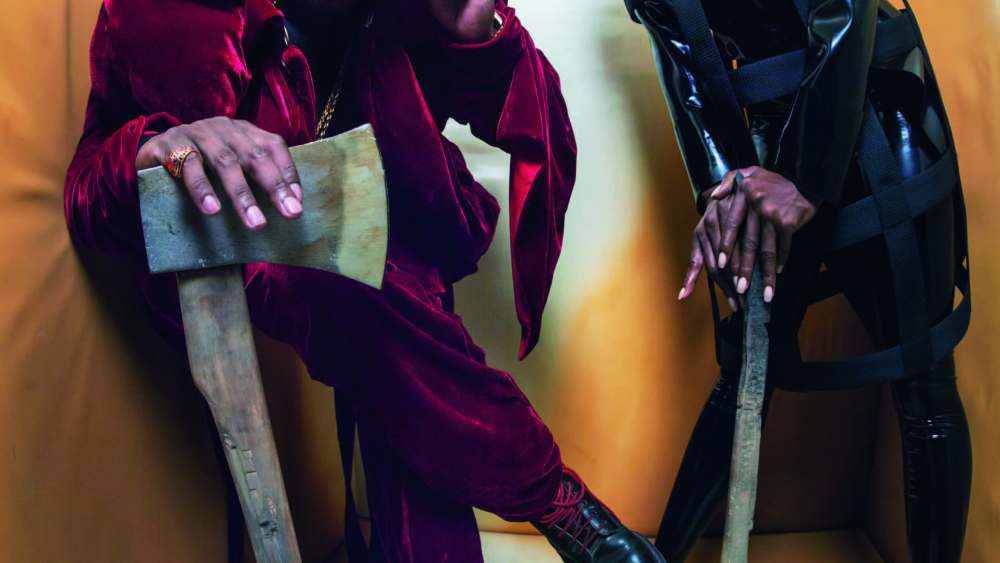 Naomi Campbell and Sean Diddy combs as the beheaders in the Pirelli 2018 Calendar.