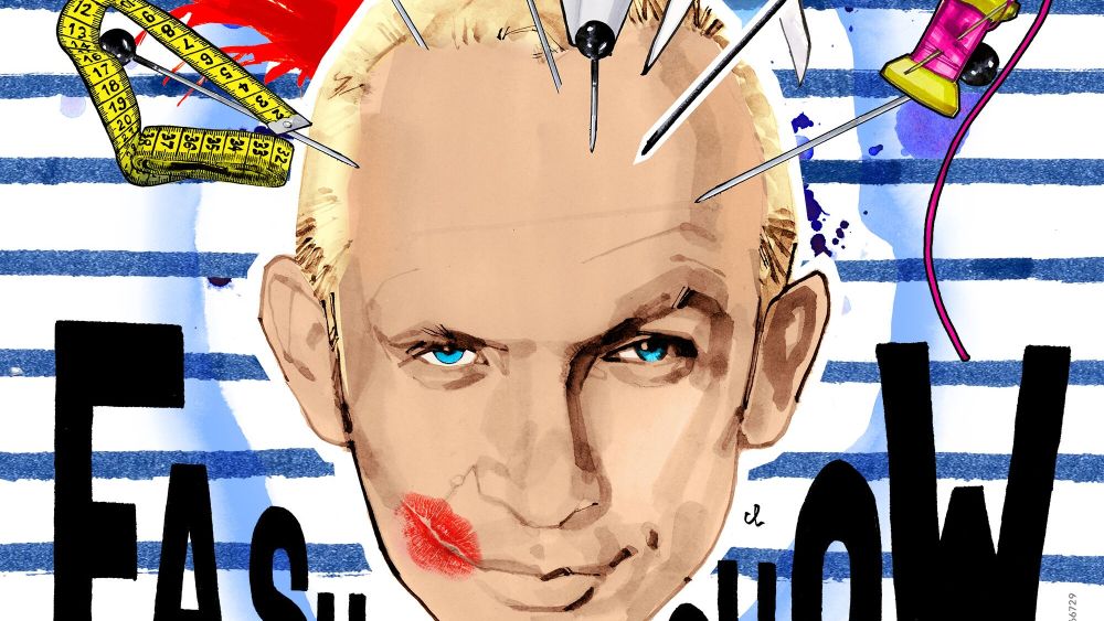 The poster for Jean Paul Gaultier's revue.