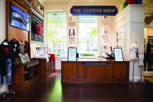 Customers can create their own crewneck sweaters.