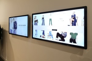 The store features touch screens that send apparel directly to dressing rooms and digital fitting room “attendees” for ordering additional styles or sizes. Its “magic wardrobes,” or two-way doors, allow for product fulfillment without leaving fitting rooms.