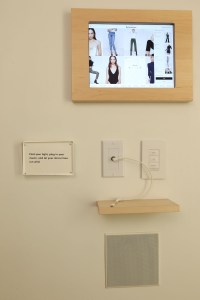 The store features touch screens that send apparel directly to dressing rooms and digital fitting room “attendees” for ordering additional styles or sizes. Its “magic wardrobes,” or two-way doors, allow for product fulfillment without leaving fitting rooms.