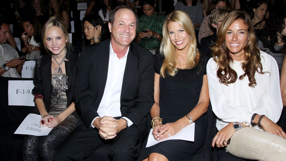Meaghan Martin, Neil Cole (Iconix Brand Group - Chairman), Beth Ostrosky Stern, Kelly BensimonBadgley Mischka Show Spring 2011, Mercedes-Benz Fashion Week, New York, America - 14 Sep 2010