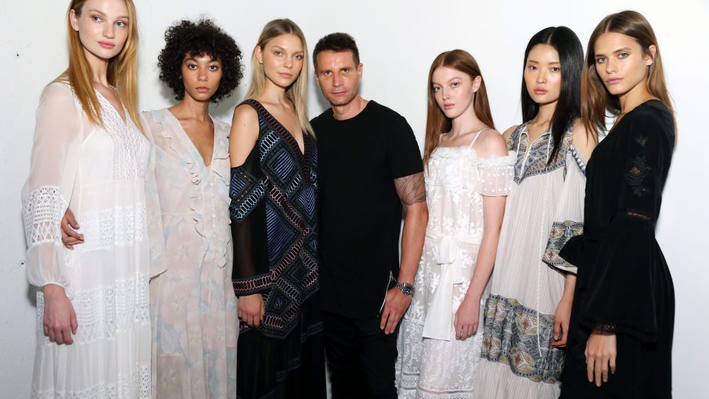 The BCBGMAXAZRIA SS 2018 presentation at NYFW.