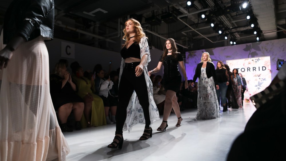Model on the catwalkTorrid show, Runway, Spring Summer 2018, New York Fashion Week, USA - 12 Sep 2017