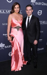 Ingrid Vandebosch and Jeff Gordon
Baby2Baby Gala, Arrivals, Los Angeles, USA - 11 Nov 2017