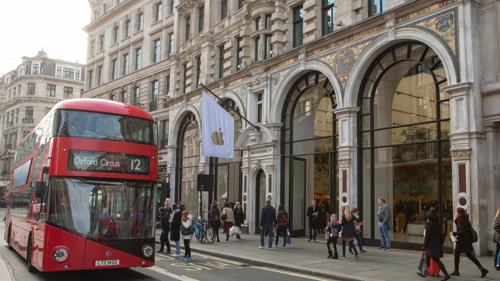 The Apple flagship on Regent Street, London