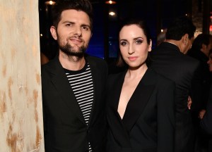 Adam Scott and Zoe Lister Jones
HFPA and InStyle celebrate Golden Globe Season, Inside, Los Angeles, USA - 15 Nov 2017