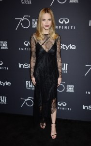 Halston SageHFPA and InStyle celebrate Golden Globe Season, Arrivals, Los Angeles, USA - 15 Nov 2017HFPA/ InStyle Golden Globe Ambassador Reveal Party WEARING MANNING CARTELL