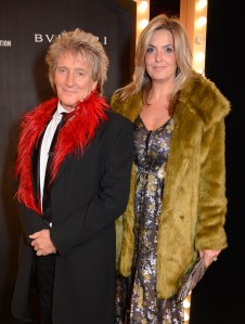 Rod Stewart and Penny Lancaster