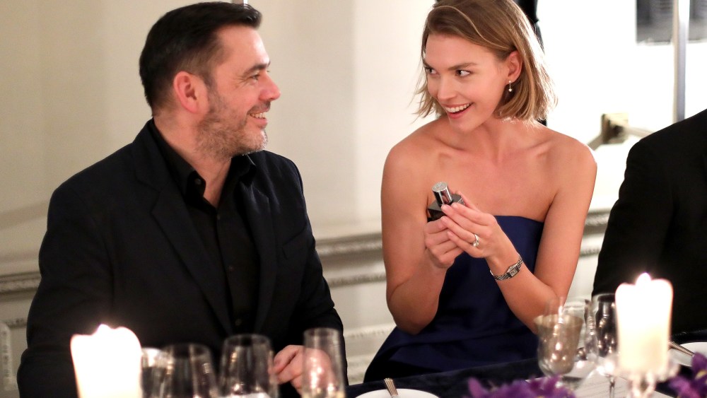 Roland Mouret and Arizona Muse