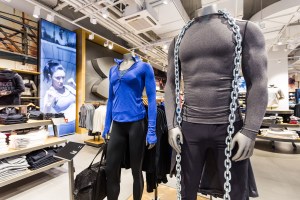 The Under Armour store in Moscow