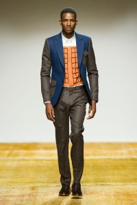 A look from Ephymol during South African Fashion Week Fall 2018.