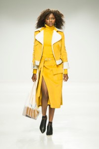 A look from Thebe Magugu during South African Fashion Week Fall 2018.