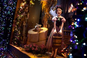 The Saks holiday window unveiling.