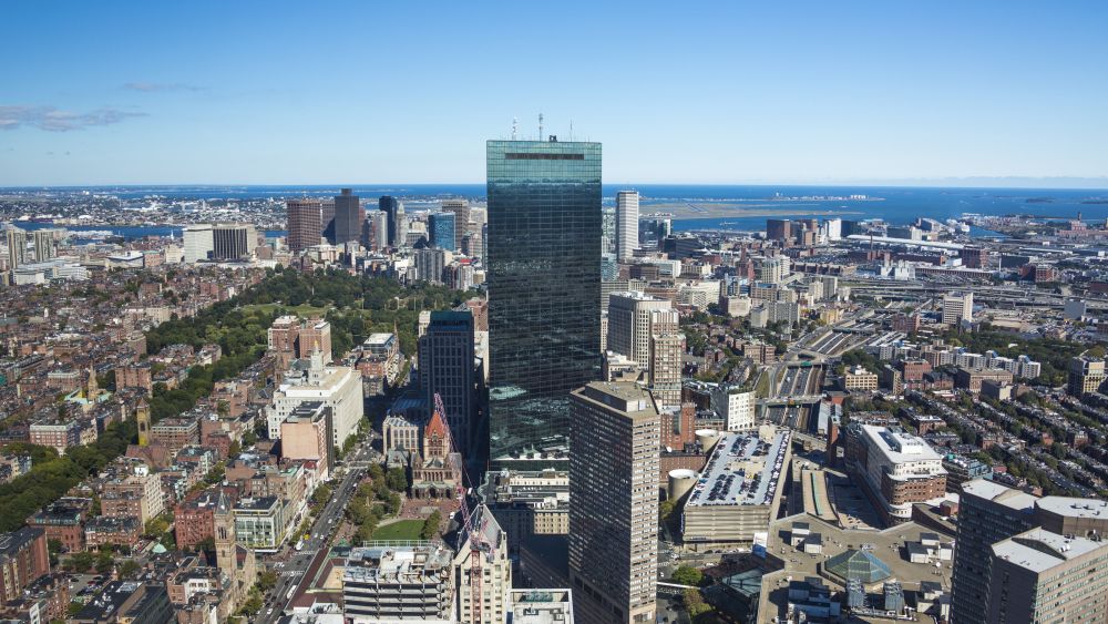 USA, Massachusetts, Back Bay District, View of Boston City.VARIOUS