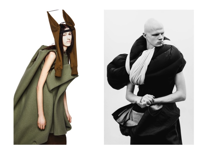 Rick Owens fashion designs to be displayed at the exhibition.