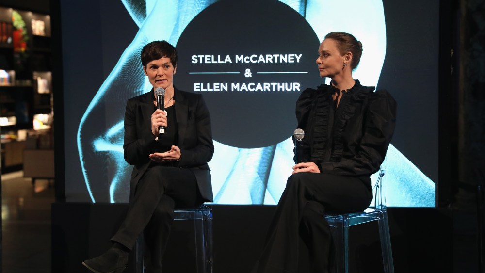 Ellen MacArthur and Stella McCartney