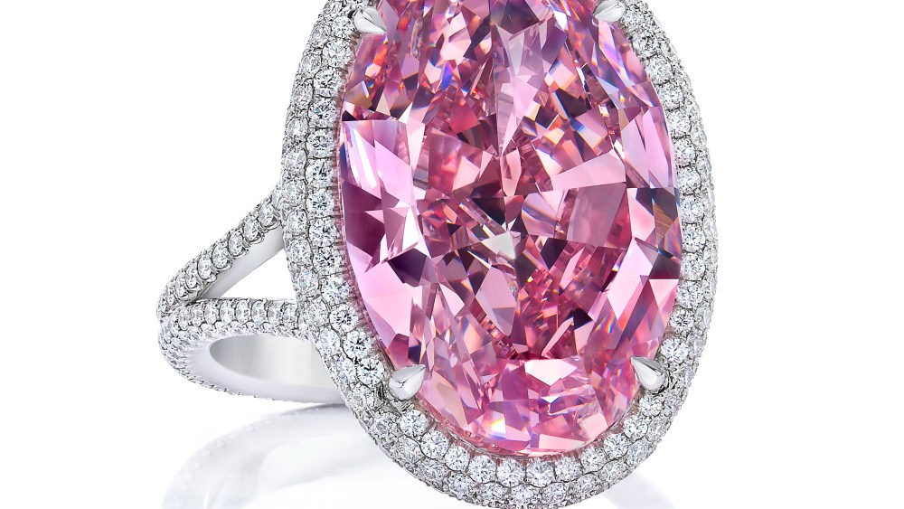 "The Pink Promise" diamond, which was redesigned by collector Stephen Silver.