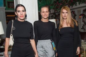 Sarah Morris, Olympia Scarry and Alice Eve
Fabrizio Viti Socialista Dinner, New York, USA - 29 Nov 2017