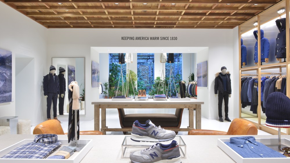 Inside Woolrich Milan's flagship