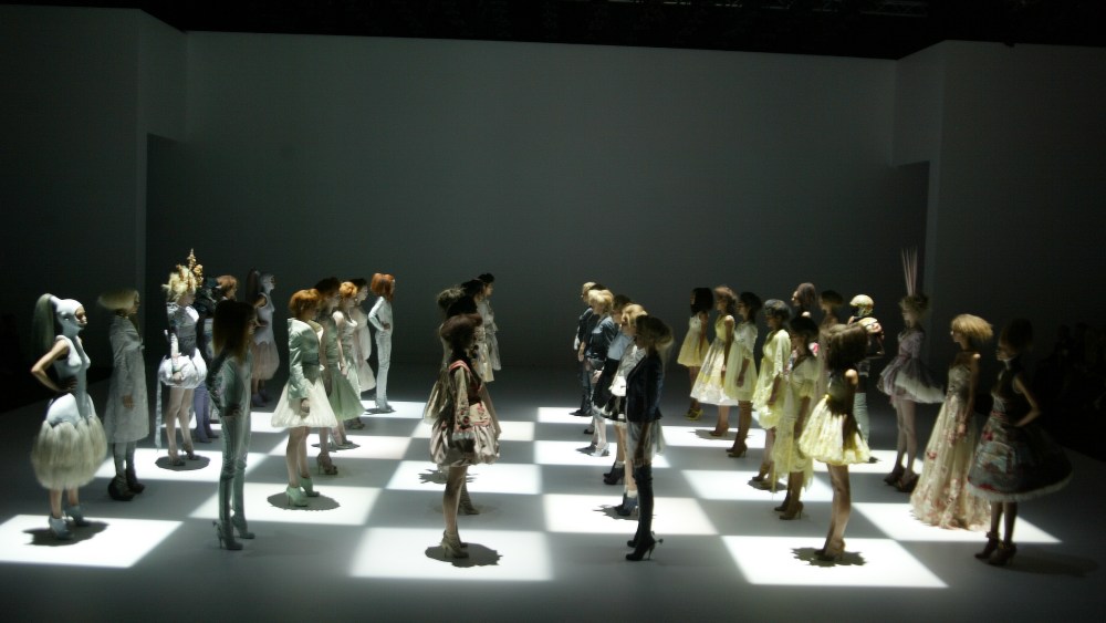 Alexander McQueen was at the height of his runway creativity, staging unforgettable shows such as the chessboard of spring 2005.