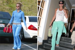 Celebrities couldn’t get enough Juicy Couture velour tracksuits.