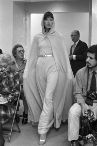 Anjelica Huston in Halston RTW Resort 1972