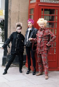 Vivienne Westwood with London Punks, 1977.