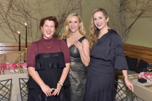 WEST HOLLYWOOD, CA - DECEMBER 04:  Molly R. Stern, Reese Witherspoon and Zahava Ryzman attend Molly R. Stern X Sarah Chloe Jewelry Collaboration Launch Dinner on December 4, 2017 in West Hollywood, California.  (Photo by Stefanie Keenan/Getty Images for Sarah Chloe Jewelry)